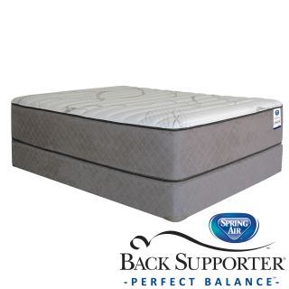 Spring Air Back Supporter Parksdale Firm King size Mattress Set (KingSet includes Mattress, foundationFirst layer Quilted top has cashmere natural fiber blend, 0.75 inch firm foamSecond layer 2 inch firm latex foamThird layer 3 inch support foam on to