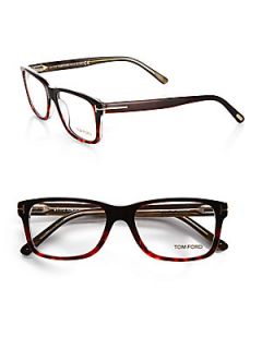 Tom Ford Eyewear Plastic Optical Frames   Red Havana