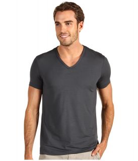 Calvin Klein Underwear Body Micro Modal S/S V Neck U5563 Mens T Shirt (Brown)