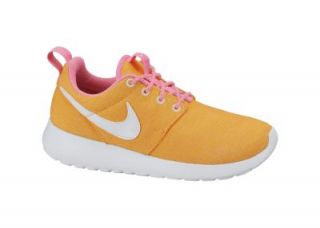Nike Roshe Run (3.5y 7y) Girls Shoes   Atomic Mango