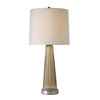 Chiara Champagne Reeded Glass Table Lamp