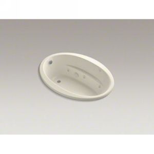 Kohler K 1162 S1HB 47 SUNWARD Sunward® 60 x 42 Oval Whirlpool with Heater, Dro