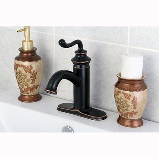 Single handle Oil Rubbed Bronze Single hole Bathroom Faucet