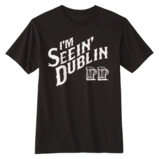 Mens Seein Dublin Graphic Tee   Black XXL