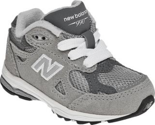 Childrens New Balance KJ990   Grey/White Running Sneakers
