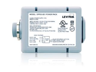 Leviton OPP20D1 Motion Sensor, Occupancy Sensor Super Duty Power Pack Series Gray