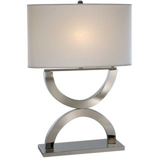 Echo White Table Lamp