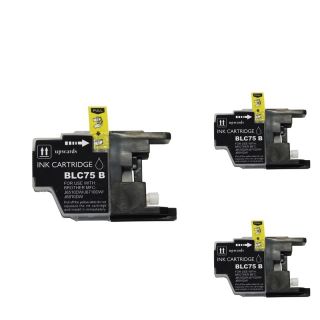Basacc Black Cartridge Set Compatible With Brother Lc75 Bk (pack Of 3) (Black (LC75 BK/ LC 71 Bk)CompatibilityBrother MFC J6510/ MFC J6710/ MFC J6910All rights reserved. All trade names are registered trademarks of respective manufacturers listed.Californ