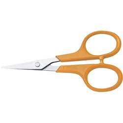 Fiskars Orange Four inch Durable Detail Cutting Craft Scissors