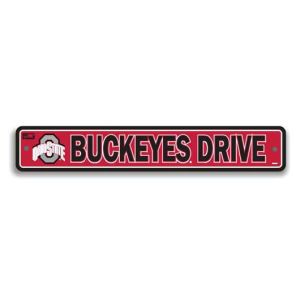Ohio State Buckeyes Styrene Street Signs