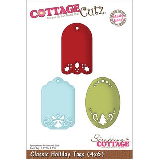 Cottagecutz Die 4x6 classic Holiday Tags