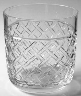 Ralph Lauren Lattice Ice Bucket   Clear, Cut Criss Cross