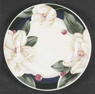 Citation Savannah Grove Dinner Plate, Fine China Dinnerware   White Magnolia Blo