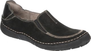 Womens Naturalizer Jagg   Black Goat Milled Nubuck Leather/Polyurethane Low Hee