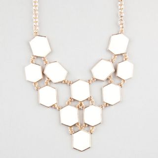 Hex Statement Necklace Ivory One Size For Women 235365160
