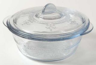 Anchor Hocking Philbe Sapphire Blue Ovenware Individual Casserole & Lid   Fire K