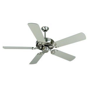 Craftmade CRA K10679 CXL 52 Ceiling Fan with Plus Series Brushed Nickel Blades