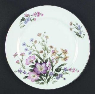 Kings Court Bouquet Dinner Plate, Fine China Dinnerware   Floral Bouquets, Smoo