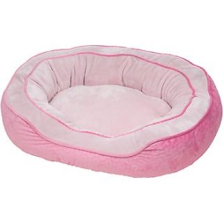 Memory Foam Dog Bed in Pink, 32 L X 24 W X 8 H