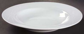 Denby Langley White Trace 12 Individual Pasta Bowl, Fine China Dinnerware   Whi