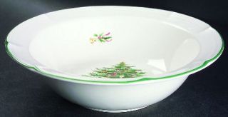 The Cellar Yuletide 9 Round Vegetable Bowl, Fine China Dinnerware   Christmas T