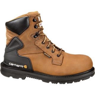 Carhartt 6in. Waterproof Work Boot   Bison Brown, Size 9 Wide, Model# CMW6220