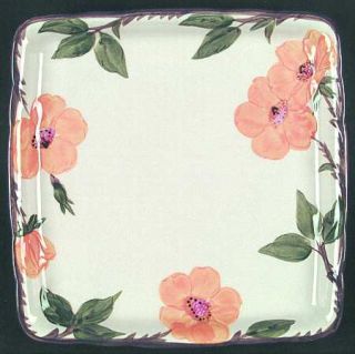 Franciscan Meadow Rose Square Microwave Tray, Fine China Dinnerware   Yellow Flo