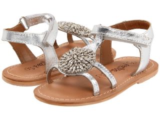 Pazitos Medallion Girls Shoes (Silver)