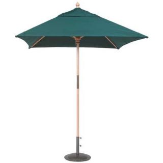 Galtech 6 x 6 ft. Wood Square Patio Umbrella Sunbrella Antique Beige   161 59