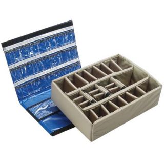 Pelican 1605EMS Case, EMS Accessory Lid Organizer and Divider Set for 1600EMS Case