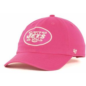 New York Jets 47 Brand NFL Womens Berry Clean Up Cap