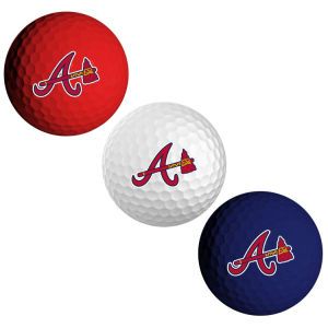 Atlanta Braves 3pk Golf Ball Set