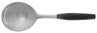Dansk Kongo Black (Stnls,Bright Gloss Handle) Smooth Casserole Spoon, Stainless