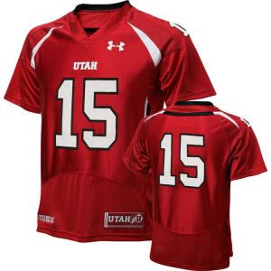 Utah Utes Utah #15 Under Armour NCAA Replica Football Jersey