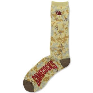 South Carolina Gamecocks For Bare Feet Digi Desert Camo Crew Sock