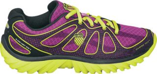 Womens K Swiss Blade light Run II   Magenta Haze/Optic Yellow Running Shoes