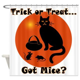 Got Mice Halloween Cat Shower Curtain  Use code FREECART at Checkout