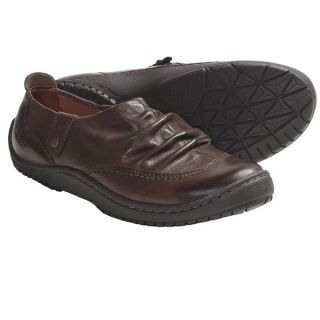 Kalso Earth Invoke Shoes   Leather  Side Zip  Slip On (For Women)   SANDSTONE VINTAGE LEATHER (7 )