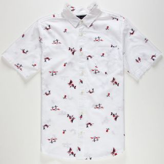 Surfs Up Boys Shirt White In Sizes Small, Medium, Large, X Large For