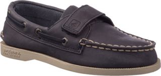 Boys Sperry Top Sider A/O H&L   Navy Full Grain Leather Casual Shoes