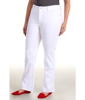 NYDJ Plus Size Plus Size Barbara Bootcut in Optic White Womens Jeans (White)