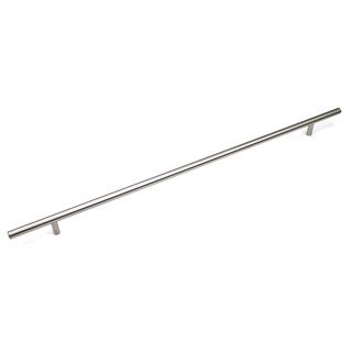 Stainless Steel Cabinet Bar Pull Handles 39.375 Inches (set Of 4) (100 percent stainless steelFinish Brushed nickelOverall length 39.375 inches Hole to hole spacing 23.75 inches Projection 1.375 inchesDiameter 0.50 inchModel 12SL0039S)