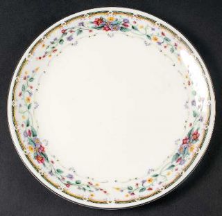 Tabletops Unlimited Royal Bouquet Salad Plate, Fine China Dinnerware   Multi Col
