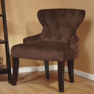 Ave Six Curves Hour Velvet Slipper Chair CVS26 Upholstery Chocolate Velvet