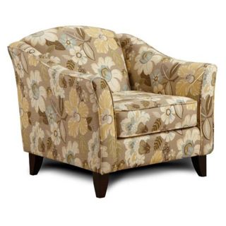 Chelsea Home Hudson Accent Chair   Daintree Flax Multicolor   FS452 C DF