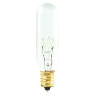 Bulbrite Clear T6 Candelabra Base Incandescent Light Bulb   20 pk. Multicolor  