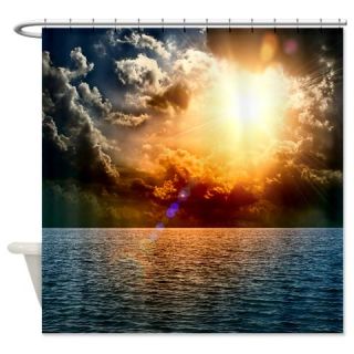  Ocean Sunset Shower Curtain  Use code FREECART at Checkout