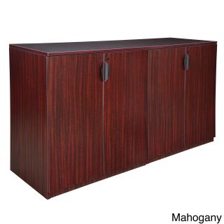 Stand Up Side To Side Storage Cabinet/ Storage Cabinet (Cherry and Mahogany/liMaterialsLaminate Finish Cherry,Mahogany,Laminate Dimensions 72 inches wide x23 inches deep x42 inches highNumber of shelves 6Number of drawers/compartments 0Model LSSCSC