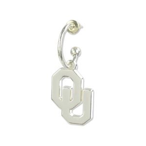 Oklahoma Sooners NCAA Womens Silver Dangle Earrings