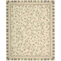 Nourison Hand hooked Bijoux Ivory Wool Rug (39 X 59)